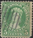 NEW BRUNSWICK 1860 Queen Victoria - 5c - Green FU - Usati