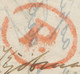 Delcampe - GB 1858, QV 1 D Red Stars (GH) Together With 4 D Rose-carmin On Very Fine Cover Tied By Numeral „947“ (HARTLEPOOL) - Briefe U. Dokumente