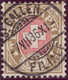 Heimat SGs St.Gallen Filiale 1886-07-07 Telegraphen-Stempel Auf Zu#18 Telegrapfen-Marke 3 Fr. - Télégraphe