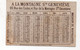 Paris : Rue Des écoles : Calendrier  1E SEMESTRE 1876 - Chromo : A LA MONTAGNE STE GENEVIEVE (PPP33802) - Small : ...-1900