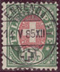 Heimat GL ENNENDA 1885-05-11 Telegraphen-Stempel Auf Zu#17 Telegrapfen-Marke 1 Fr. - Télégraphe