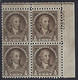 USA 1932  George Washington`s 200th Birthday (*) MM  Mi.334 - Plattennummern