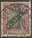 DP CHINA 13 O, 1901, 50 Pf. Handstempelaufdruck, Stempel TIENTSIN A 3.1.01, Kleiner Spalt Geschlossen Sonst Farbfrisch P - China (offices)