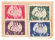 ASOCIATIA TURISMUL POPULAR / POPULAR TOURING ASSOCIATION - CARTE De MEMBRE - 4 TIMBRES - 1949 - CINDERELLA - RRR (ai404) - Revenue Stamps