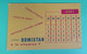 Buvard 809 CALENDRIER - Laboratoire - DOMISTAN - Etat D'usage : Voir Photos - 21 X 13.5 Cm Fermé Environ - AOUT 1956 - Produits Pharmaceutiques