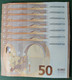 50 EURO SPAIN 2017 DRAGHI V003E5 VA SC FDS UNCIRCULATED PERFECT - 50 Euro