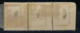 FIJNE BAARD Nr. 57 ( Strip Van 3 ) Voorafgestempeld Nr. 269A    ATH  1899   ; Staat Zie 2 Scans ! RRR - Roller Precancels 1894-99