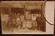 Carte Photo 1910's CPA AK Maison Fabien Morlé Café Restaurant Liqueurs Animée Voyagée Famille Creuse ? Bromure - Cafés