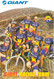 Fiche Cyclisme - VTT Equipe Cycliste Giant Racing Team Avec Nom Des Coureurs - Sport