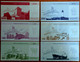 Venti LATVIA Local Currency Venspils City,cow,lighthouse,ship,train Full Set Unc Notes 2011 Year - Letland