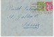 FRANKREICH 1938, Sinnbild Des Friedens 75 C Und 1 Fr Mit Seltene Werbestempel (Datums-Teil Und Werbungs-Teil Verdreht) - Storia Postale