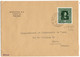 LIECHTENSTEIN YT N°292 SEUL SUR LETTRE IMPRIME OBLITERE  SCHAAN 1949 POUR LA FRANCE - Franking Machines (EMA)