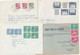 8 Documents Avec Timbres Rouleaux - 2 Scans - Rouleaux