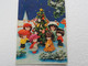 3d 3 D Lenticular Stereo Postcard Christmas     A 214 - Stereoscope Cards