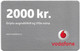 Iceland - Vodafone - Gray, Griptu Augnablikio, Exp.31.12.2008, GSM Refill 2.000Kr, Used - Islandia