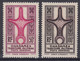 GHADAMES : POSTE AERIENNE CROIX D'AGADEM N° 1/2 NEUFS ** GOMME SANS CHARNIERE - Unused Stamps