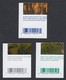 Qc. FROM FAR AND WIDE = Set Of 3 HV Booklet Stamps With COLOUR ID And BARCODE MNH Canada 2020 - Unused Stamps