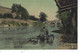 81 - CASTRES - T.Belle Vue Couleur Animée ( Carte Aspect Toilé ) De L'Agout , Le Petit Séminaire Et Le Pont Biais - Valence D'Albigeois