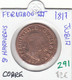 CRE0291 MONEDA ESPAÑA FERNANDO VII 1817 8 MARAVEDIES COBRE JUBIA 12 - Münzen Der Provinzen