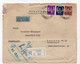 1939. KINGDOM OF YUGOSLAVIA,SERBIA,REGISTERED AIRMAIL COVER LJUBOVIJA TO BERLIN,GERMANY - Luchtpost