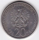 Pologne 20 Zlotych 1980, Dar Pomorza Navire,, En Cupronickel, Y# 112 - Poland