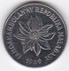 Madagascar 5 Francs 1989.  Buffle / Fleur, En Acier Inoxydable, KM# 10 - Madagaskar