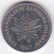 Madagascar 5 Francs 1967.  Buffle / Fleur, En Acier Inoxydable, KM# 10 - Madagascar