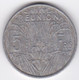 ILE DE LA REUNION. 5 FRANCS 1955 . ALUMINIUM - Réunion