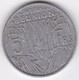 ILE DE LA REUNION. 5 FRANCS 1955 . ALUMINIUM - Réunion