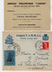 TB 3046 - 1947 - LAC - Lettre & Enveloppe Du Congrès F.A.M.M.A.C. DIJON X NANTES Pour LA FELIE EN FRANOIS ( Doubs ) - Exposiciones Filatelicas