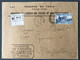 Tunisie N°140 Sur Enveloppe TAD TUNIS R.P. CHARGEMENTS 4.2.1928 + Flamme PRO JUVENTUTE De Tunisie - (A1032) - Storia Postale