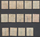 ESPAGNE ESPAÑA SPAIN Alphonse XIII OBLITÉRÉS, 14 Timbres 272-274-276-282...etc - Gebraucht