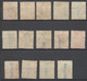 ESPAGNE ESPAÑA SPAIN Alphonse XIII OBLITÉRÉS, 14 Timbres 272-274-276-282...etc - Oblitérés