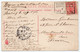 LUXEMBOURG / 1909 AMBULANT ECHTERNACH - ETTELBRUCK  SUR CARTE POSTALE ==> FRANCE / BAHNPOST (ref 8750c) - 1906 William IV