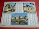 Calendrier Oberthur 2019 Almanach CHATEAU Sully, Azay Chambord Chaumont ,Brissac,  Facteur Département Sarthe Poste PTT - Grand Format : 2001-...