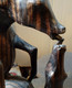 Lot Mixte: Sculpture 49cm: Couplage Cerf/biche, Chauve-souris, Bonus : Déco, Permis De Chasse/ Mixed Lot: Sculpture 49cm - Legni