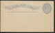 CANADA - ENTIER POSTAL 1c. BLEU AVEC REPIQUAGE DES POIDS & MESURE - NEUF - LUXE - 1860-1899 Regno Di Victoria