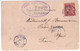 LIBAN ! BUREAU FRANCAIS - 1907 - CARTE De BEYROUTH => OUED-ZANETI (ALGERIE) ! - Briefe U. Dokumente