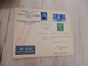 Belgie Belgique Aviation Affranchissement Grande Bretagne Vols Spécial Namur Londres 1947 3 TP - Cartas & Documentos