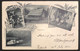 Océanie Carte De TAHITI 1903 N°4 5c En Paire Oblitérée Du Dateur De Papeete Pour Londres TTB - Covers & Documents