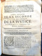Delcampe - Livre Ancien: Estat De La Justice Ecclésiastique Et Séculière Du Pays De Savoie Par Charles Emmanuel De Ville 1674 - Bis 1700