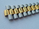 Delcampe - Vintage Gold Tone / Stainless Steel Watch Band Bracelet Lug 18 Mm (#57) NEW ! - Montres Gousset