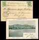 SRW23 Russia SIBERIA Railway TPO №154 Vladivostok-Khabarovsk Cancel 1900 VIEW Postcard To Weimar Germany Pmk - Cartas & Documentos
