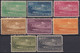 1930-90 CUBA 1930 MLH INTERNATIONAL AIRMAIL AVION AIRPLANE SET ORIGINAL GUM. - Unused Stamps