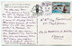 POLYNESIE CARTE POSTALE DEPART PAPEETE 13-10-1969 ILE TAHITI POUR LA FRANCE - Cartas & Documentos