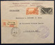 Océanie Lettre Recommandée TAHITI 1939 N°94 & 116 Oblitérés De Papeete Pour PARIS + Cachet De Censure Violet TTB - Brieven En Documenten