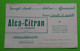 Buvard 984 - Laboratoire Elerté - ALCA-CITRAN - Etat D'usage : Voir Photos- 21x13 Cm Environ - Vers 1950 - Produits Pharmaceutiques