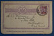 AK5 NEW ZEALAND BELLE CARTE DOUBLE   1901 DUNEDIN  POUR SOUTHAMPTON  ENGLAND++++SURCHARGE ROUGE + AFFRANCH.PLAISANT - Briefe U. Dokumente