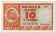 NORWAY,10 KRONER,1961,P.31c,VF+ - Norwegen