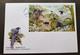 Taiwan Birds Blue Magpie 2008 Fauna Flower Tree Forest Nest Bird (ms FDC) - Brieven En Documenten